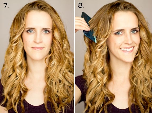 Fake Natural Curl Steps7 - 8